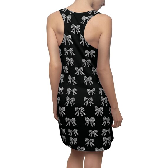 black and white coquette dress Rue21 Black White Polka Dot Lace Mini Dress Coquette Parisian S Quiet Luxury - $15