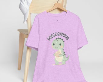 Pregosaurus Umstandsshirt | Dinosaurier Schwangerschaft offenbaren