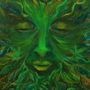 Greeting card featuring original artwork &#39;Nature&#39;