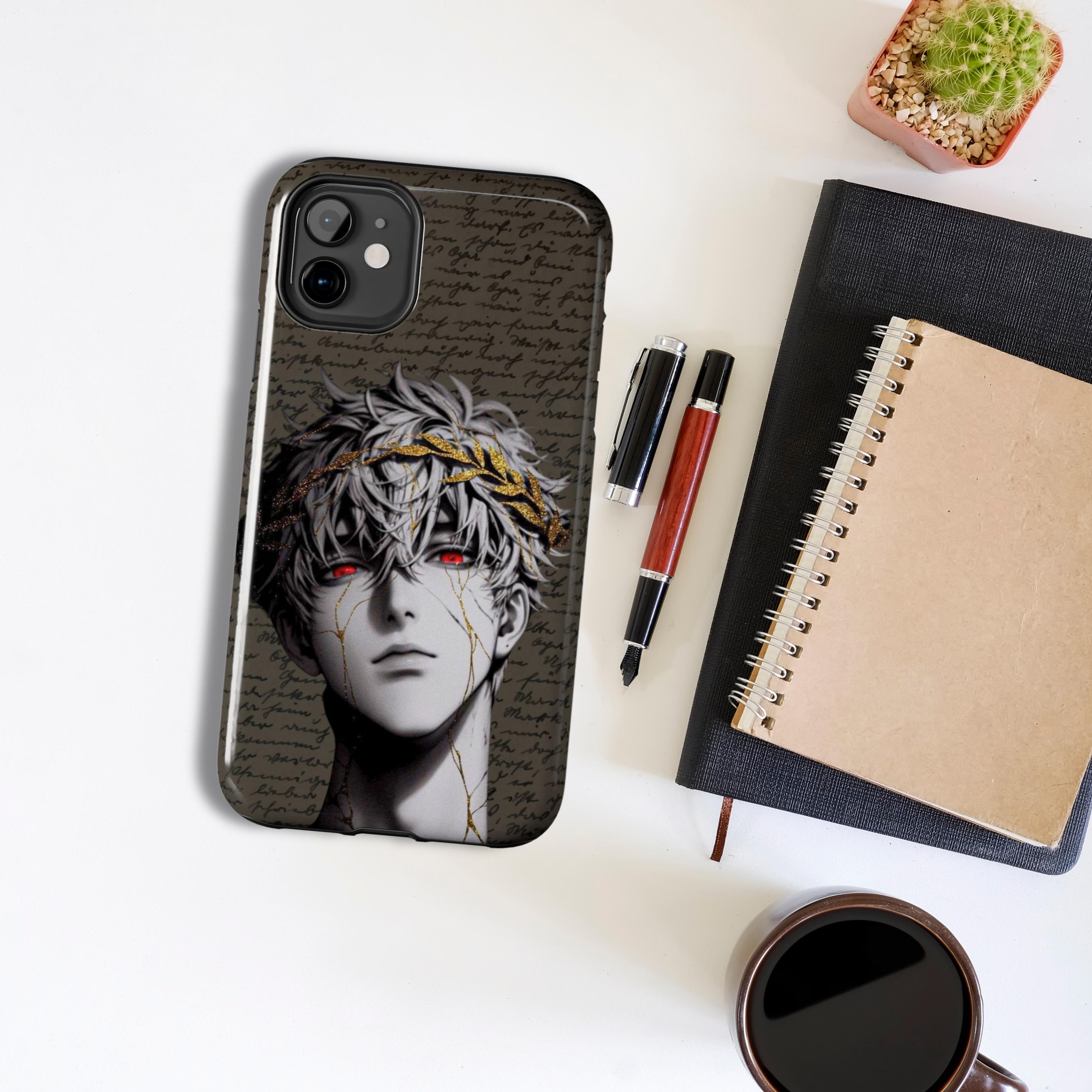 Adam, Impact Tough Case, aesthetic design, (iPhone 16, iPhone 15, iPhone 14, iPhone 13, iPhone 12, Samsung 21-24) | Record of Ragnarok.