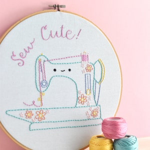 Sew Cute PDF Hand Embroidery Pattern image 8