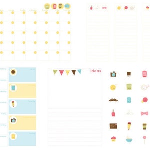 Blog Buddies Printable Blogging Planner Pages Calendar - Etsy