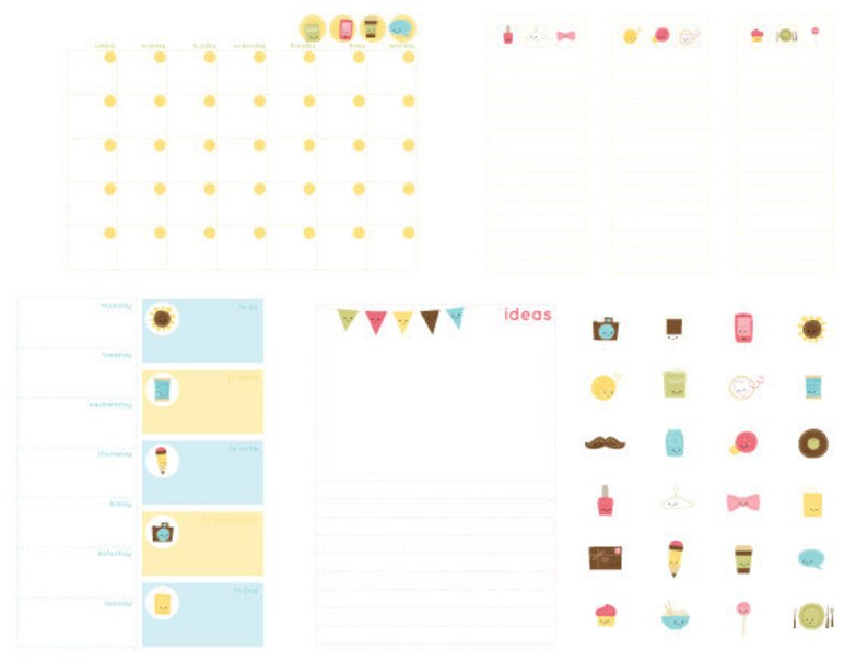 Blog Buddies Printable Blogging Planner Pages Calendar - Etsy