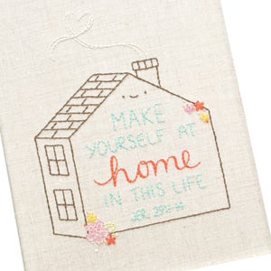 At Home in This Life - PDF Hand Embroidery Pattern