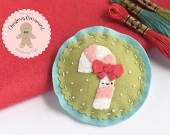 Christmas Ornament Stitching Club - Felt Holiday Decoration PDF Patterns and Instructions