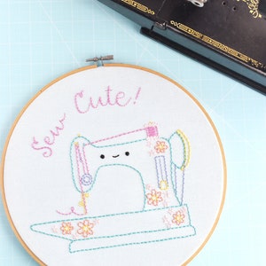 Sew Cute PDF Hand Embroidery Pattern image 6