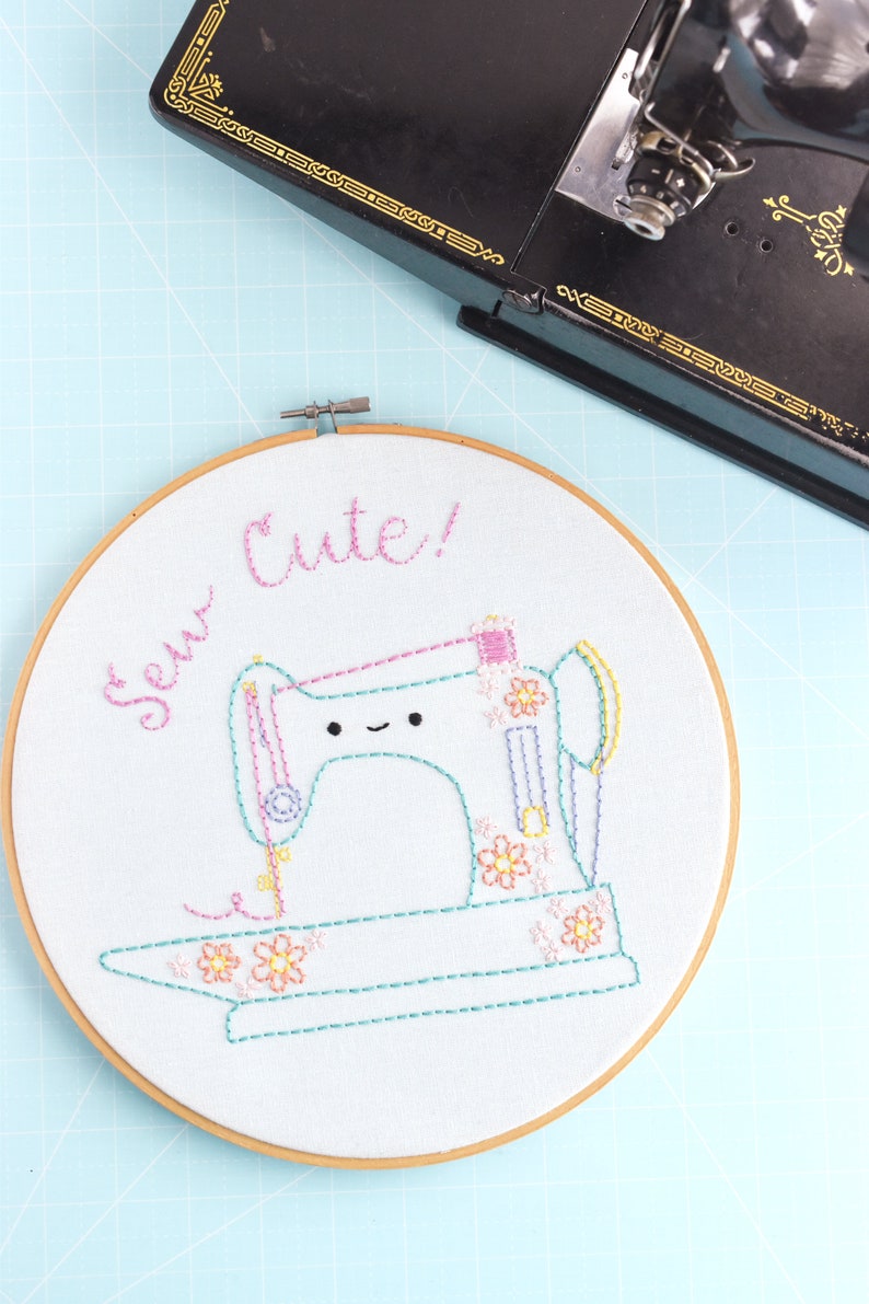 Sew Cute PDF Hand Embroidery Pattern image 6