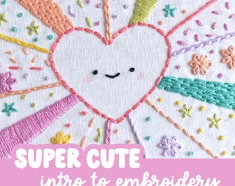 Super Cute Intro to Embroidery eBook and Video Course - PDF Class