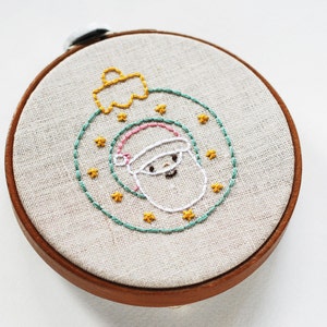 Kitschy Christmas Baubles Pattern PDF for Hand Embroidery image 1