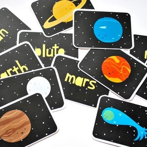 Printable Cards The Solar System Set image 5