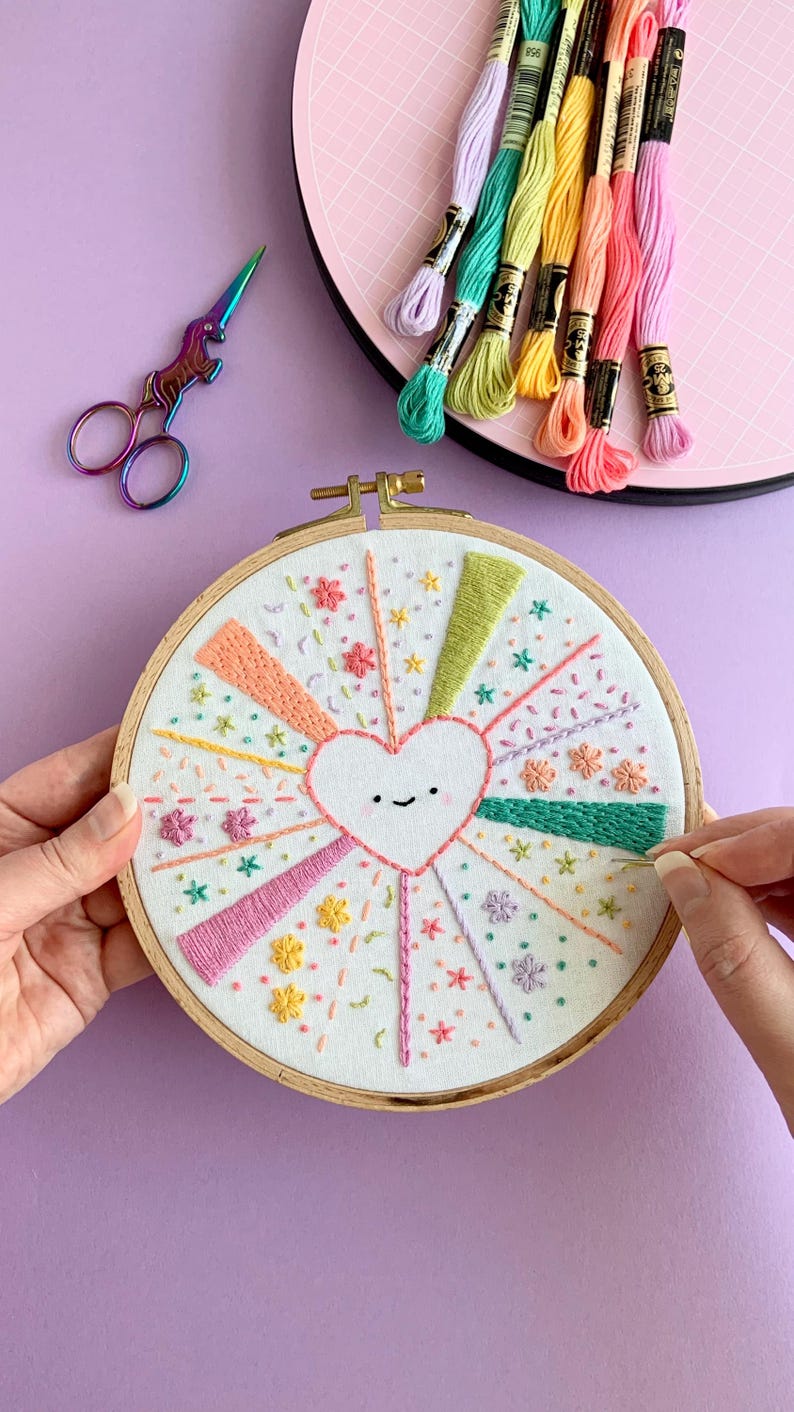 Super Cute Intro to Embroidery eBook and Video Course - PDF Class image 13