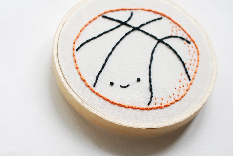 Have a Ball Sports Hand Embroidery Pattern PDF image 1