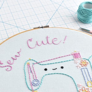Sew Cute PDF Hand Embroidery Pattern image 9