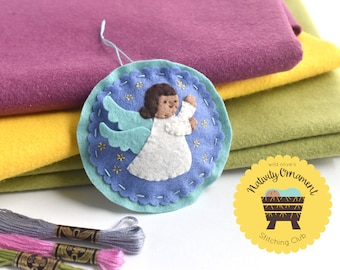 Nativity Ornament Stitching Club - Felt Christmas Decoration PDF Patterns and Instructions