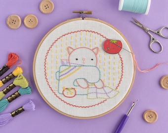 Crafty Critters PDF Hand Embroidery Pattern