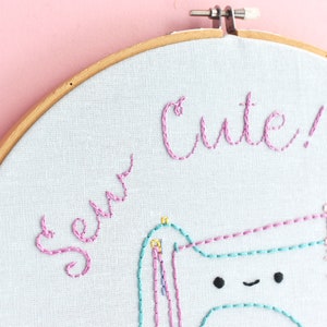 Sew Cute PDF Hand Embroidery Pattern image 4