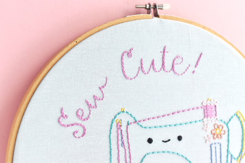 Sew Cute PDF Hand Embroidery Pattern image 4