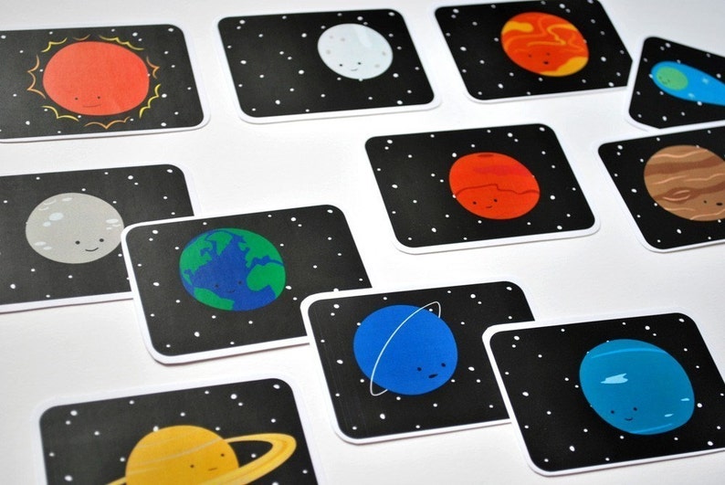 Printable Cards The Solar System Set image 4