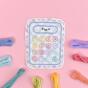 Desk Mates Kawaii Stationery PDF Hand Embroidery Pattern and Patch Tutorial image 2