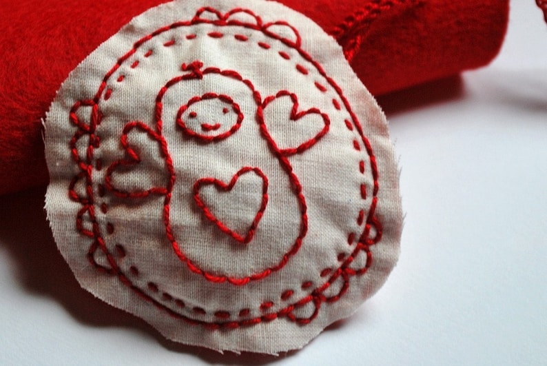 Holiday Jordnots Seasonal Peanut Shaped Character Hand Embroidery Pattern image 1