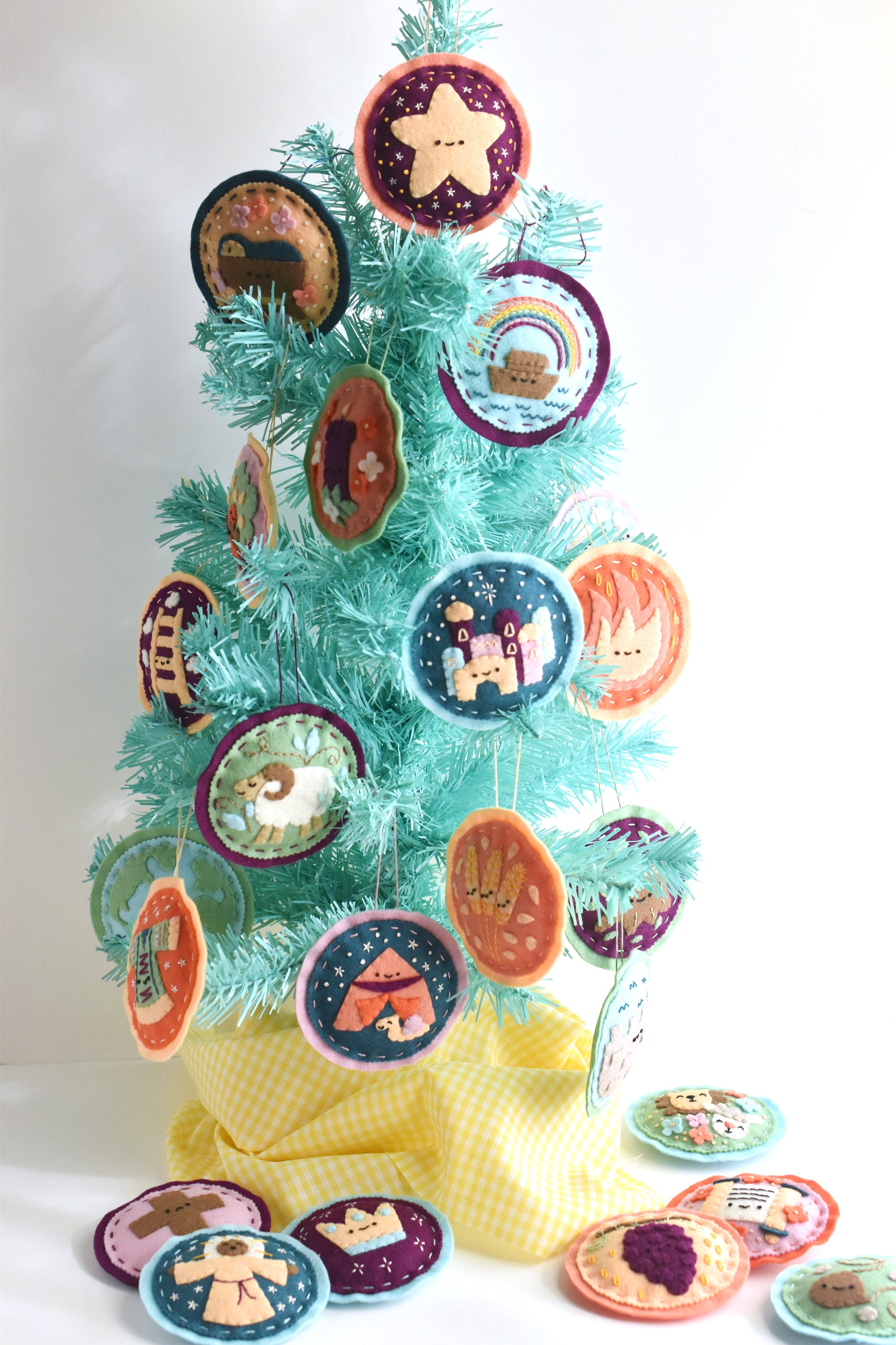 Jesse Tree Advent Felt Ornaments DIY Project PDF Patterns Etsy