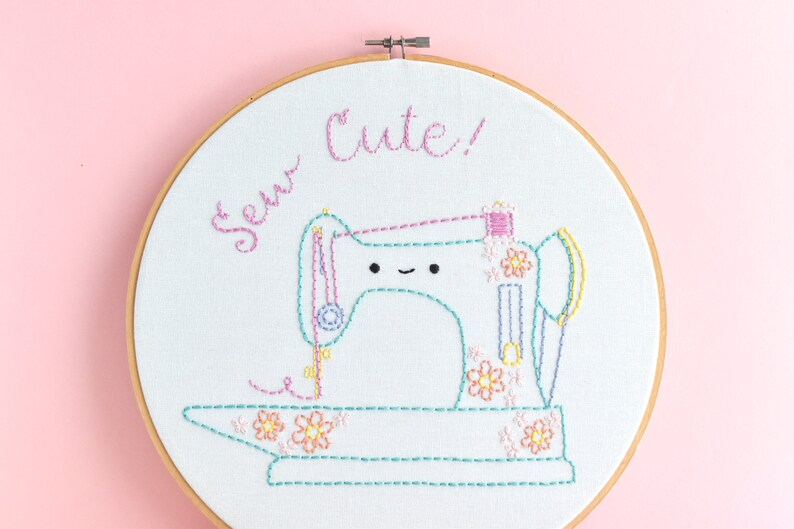 Sew Cute PDF Hand Embroidery Pattern image 7