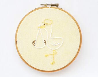 Goo Goo - New Baby Shower Embroidery Pattern PDF