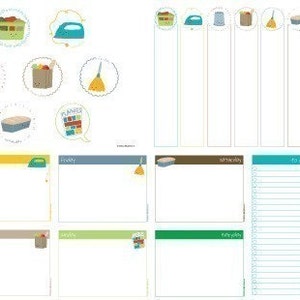 Printable Lists and Planner Pages Chores of the Week image 4