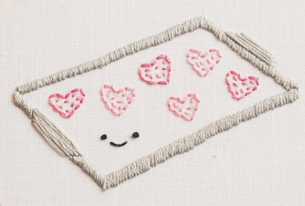 Baked With Love - Valentine's Treats PDF Hand Embroidery Pattern