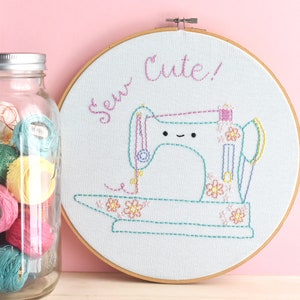 Sew Cute PDF Hand Embroidery Pattern image 3