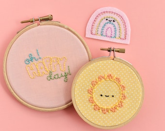 Oh! Happy Day! PDF Hand Embroidery Pattern