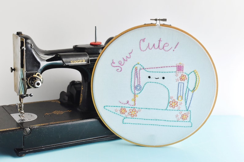 Sew Cute PDF Hand Embroidery Pattern image 2