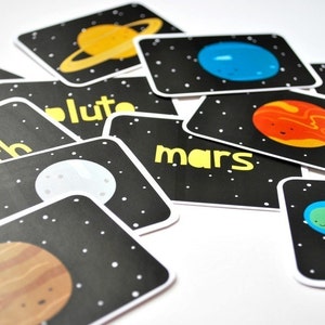 Printable Cards The Solar System Set image 1