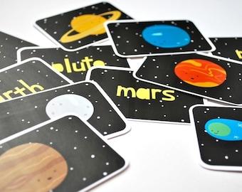 Printable Cards - The Solar System Set