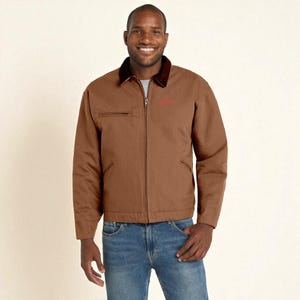 Anpassad broderad unisex chore jacka | Personlig Carhartt-jacka | Arbetsjacka i duck cloth | Bästa presenterna till honom