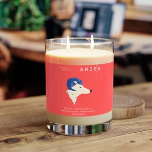 Funny Aries Candle | Aries Birthday Gift | Aries Star Sign Candle | Aries Gift for Her | Gift for Aries | Funny Zodiac Candle
