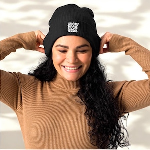 Slow Your Roll Organic Cotton Beanie | Cozy, Sustainable, and Effortlessly Cool | Unique Gift Idea | Gift for Her | Gift for Him | Cozy Gift