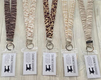 Cordón/porta credencial con coletero neutro (con o sin cierre de seguridad, grupo 2)