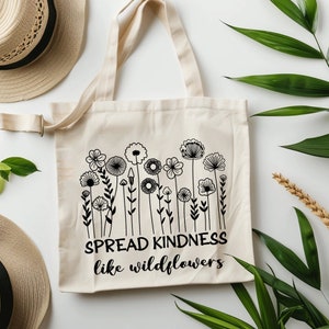 Wildflower Kindness SVG: Mom Shirt, Cricut Cut File (PNG, DXF)