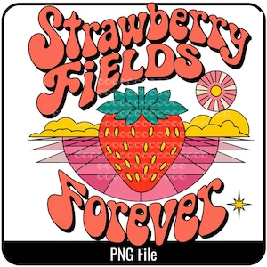 The Beatles Strawberry Fields Svg - Etsy