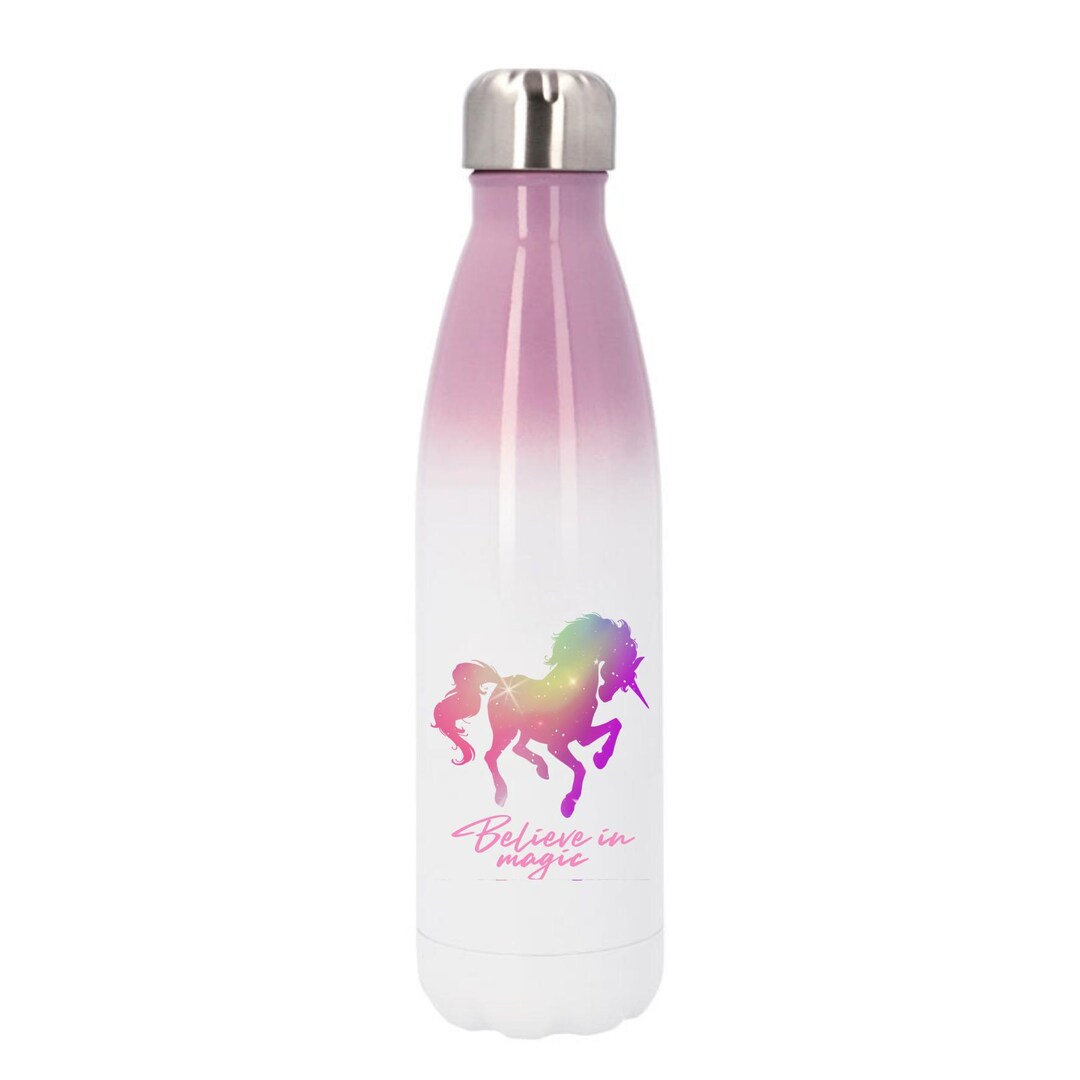 2x Mädchen Trinkflasche 500 Ml – BPA-frei, Auslaufsicher & Mit Süßen Einhorn-Drucken