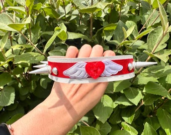 Bloodshot Eyes Spiked Choker