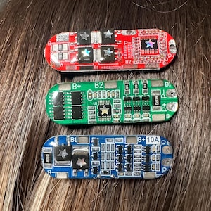 ensemble de pinces à cheveux à circuit imprimé RGB