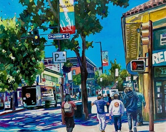 Telegraph Ave in Berkeley, CA: Glicee Print