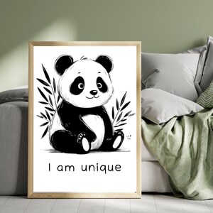 Afirmaciones para niños / archivo pdf / cartel de amor propio / cartel para imprimir / habitación infantil / A4 o A3