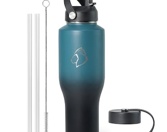 BUZIO Trophy 32oz Stainless Steel Water Bottle - Custom Fit for Cup Holders