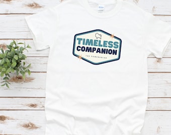 Pomeranian T-shirt, voor Pomeranian Lovers Gift, voor Unisex Tijdloos Companion shirt in koele kleuren