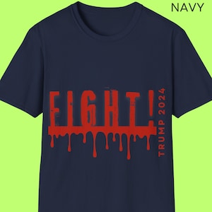 Trump Assassination Photo Shirt Soutien Trump Shirts Trump 2024 Cadeaux républicains Chemise unisexe Trump tee-shirt halloween Chemise électorale Chemise vote