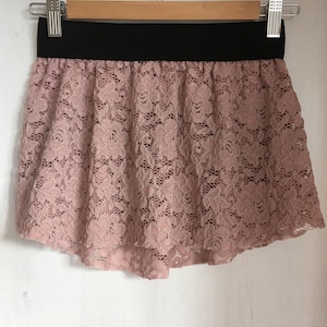 Lacy Blush~ Knitted Lace Skirt