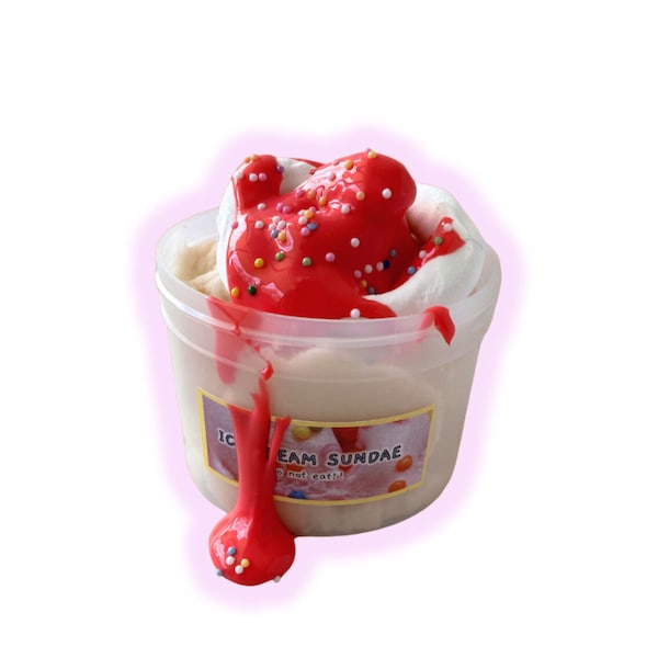 Ice Cream Sundae Slime (assembly kit)